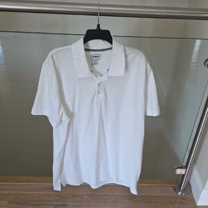 The Foundry Supply Co. Crisp White Polo Shirt